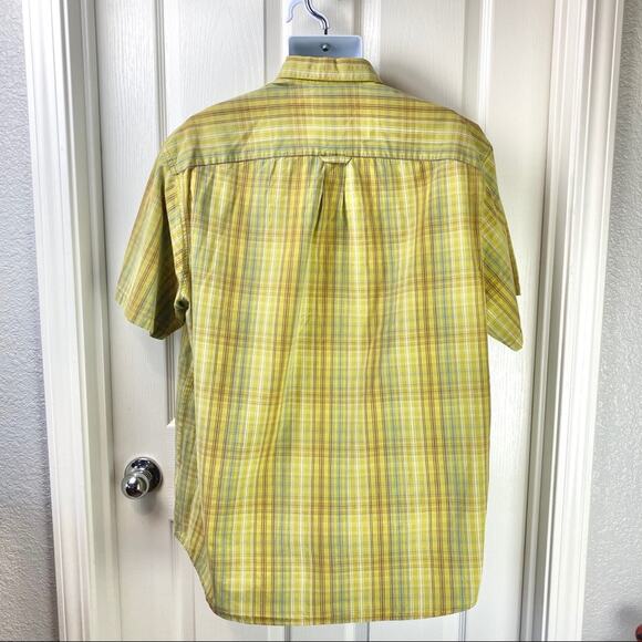Columbia Green Plaid Button Down Shirt Sz XXL - Picture 3 of 5
